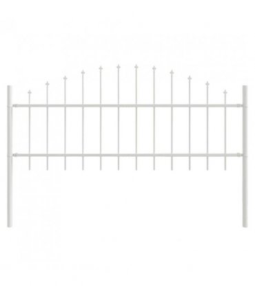 vidaXL Garden Fence Woerden White