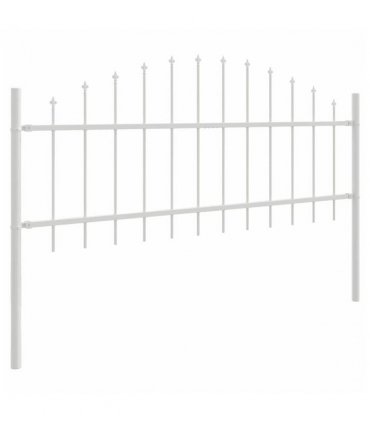 vidaXL Garden Fence Woerden White