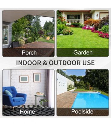 Outdoor Furniture 3 Seater Rattan Sofa Brown Wicker Weave Metal Frame Chair