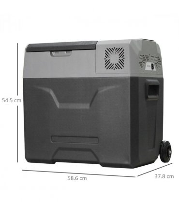 Car Refrigerator, Portable 12/24V 50L Fridge Freezer, Down to -20??HOMCOM