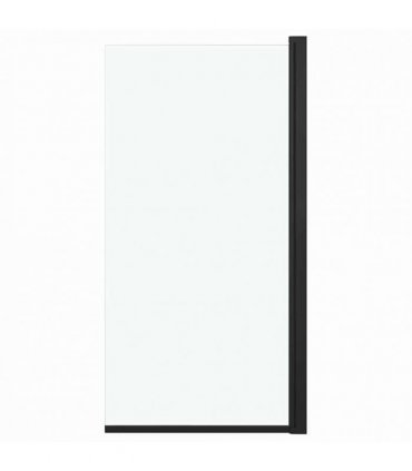 vidaXL Shower Enclosure ESG 68x130 cm Black