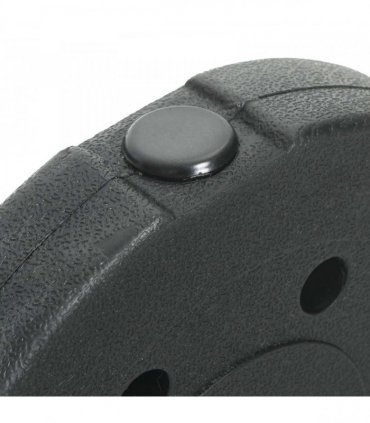 vidaXL Weight Plates 4 pcs 10 kg Black Cemment and Iron Sand Mixture