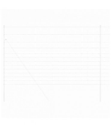 vidaXL Field Fence Silver