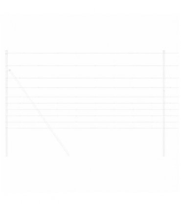 vidaXL Field Fence Silver