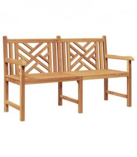 vidaXL Garden Bench 150 x 60 x 90 cm Solid Teak Wood