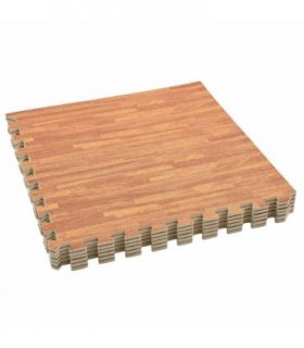 vidaXL Pool Ground Mat 6 pcs Wood 4.32 ㎡ EVA Foam