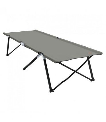 vidaXL Folding Camping Bed Grey 206 x 76 x 74 cm Oxford and Steel