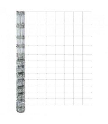 vidaXL Field Fence Silver