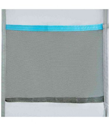 vidaXL Hanging Tent Organiser Grey and Blue 320 x 182 cm Oxford