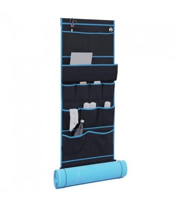 vidaXL Storage Bag with Storage Black and Blue 161 x 58.5 cm Oxford