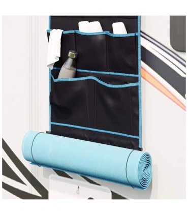 vidaXL Storage Bag with Storage Black and Blue 161 x 58.5 cm Oxford