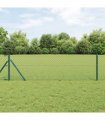 vidaXL Chain Link Fence 10 x 0.8 m Steel Green