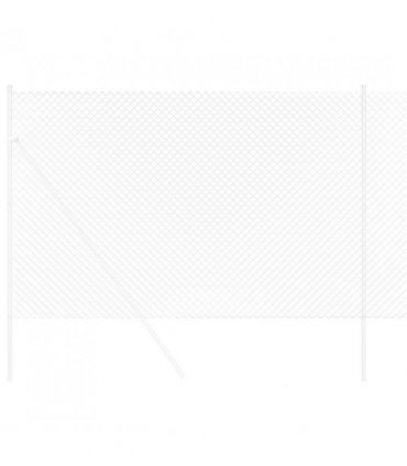 vidaXL Chain Link Fence 10 x 1.6 m Galvanised steel Silver
