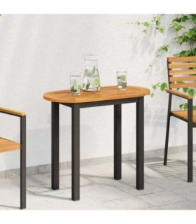 vidaXL Table Top Oil Natural 80 x 40 x 2 cm Solid Acacia Wood