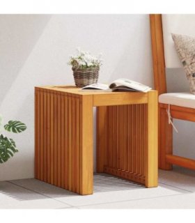 vidaXL Side Table Oil Natural 43 x 36 x 40 cm Solid Teak Wood