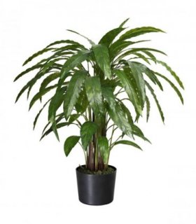 90cm Artificial Calathea Plant Dark Green