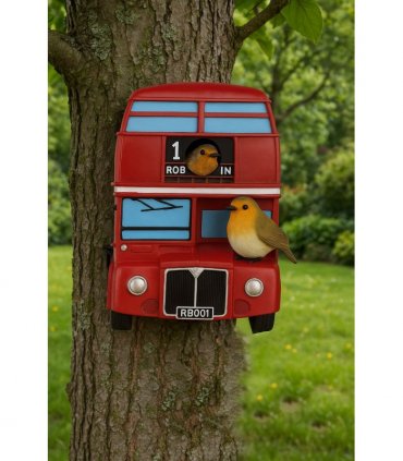 London Bus Design Bird House