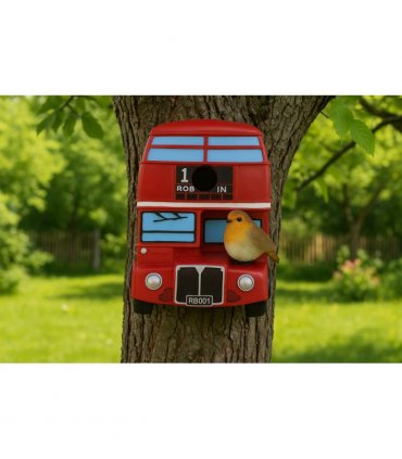 London Bus Design Bird House