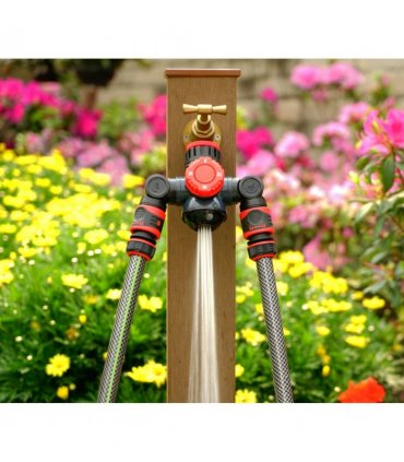Multi-Function Tap Connector with Twin Hose