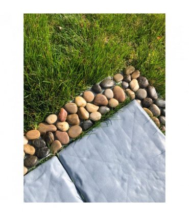 Plain Pebble Border (set of 4)