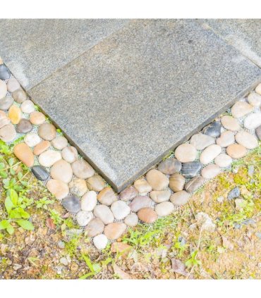 Plain Pebble Border (set of 4)