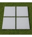 Plastic Patio Block Set of 4