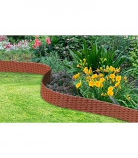 Flexible Faux Rattan Garden Fence  Pack of 4