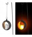 Solar Metal Decoration with LED Candle