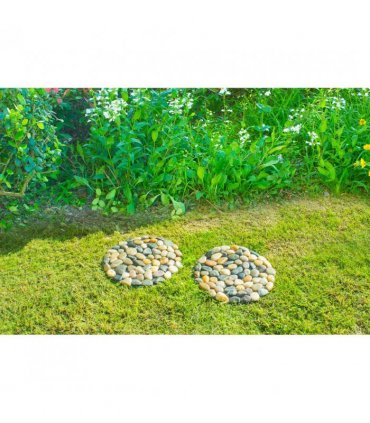 River Rock Round Stepping Stone (set of 2)