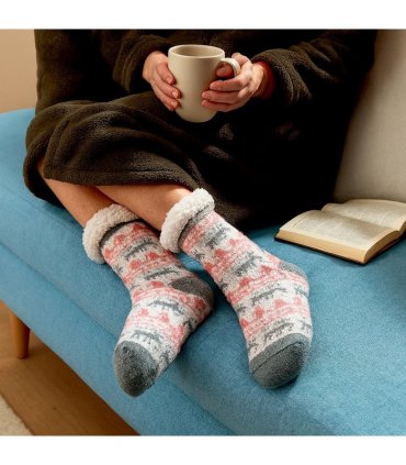 Fairisle Snuggle Socks