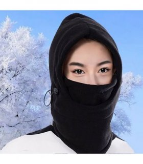 Fleece 6 in 1 Hood Black