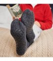 Merino Wool Slipper Socks with Non-Skid (set of 3)