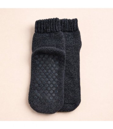 Merino Wool Slipper Socks with Non-Skid (set of 3)