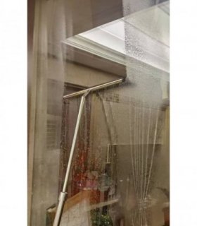 Telescopic Stainless  Steel Squeegee