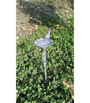 Cast Iron Bird Bath Stake