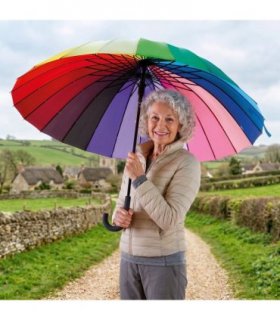 24 Rib Rainbow Umbrella
