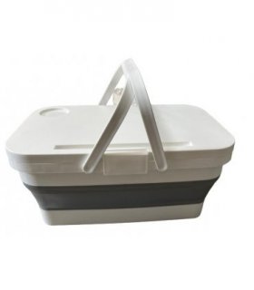 Collapsible Picnic Basket with Tray