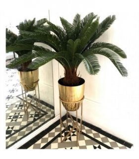 110cm Artificial Cycas Palm with Planter and Stand