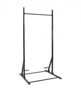 vidaXL Pull-Up Bar Station Manual Black 100.5 x 102 x 234.5 cm