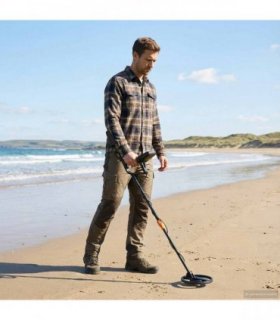 vidaXL Metal Detector with LCD Display 3 Models 19 cm Coil Black