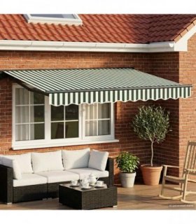vidaXL Electric Retractable Awning 3.5 x 2.5 m