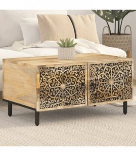 vidaXL Coffee Table 80x50x40 cm Solid Wood Mango