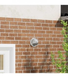 vidaXL Air Vent Covers 2 pcs Silver 150 mm Stainless Steel