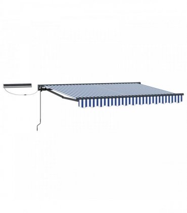 vidaXL Electric Retractable Awning 3 x 2.5 m Polyester with PU coating