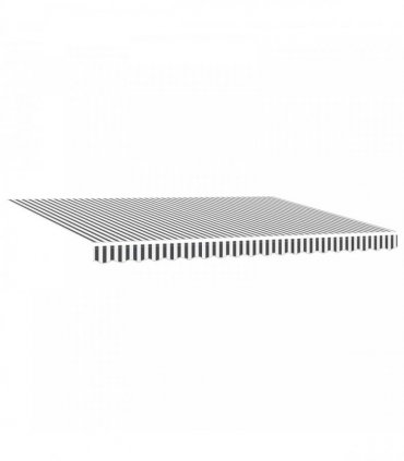 vidaXL Manual Retractable Awning with LEDs 5 x 3 m