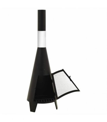 vidaXL Garden Stove with Poker 38x38x122 cm Steel