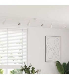 vidaXL Ceiling Spotlight White 176.5 x 12.5 x 13.5 cm Metal