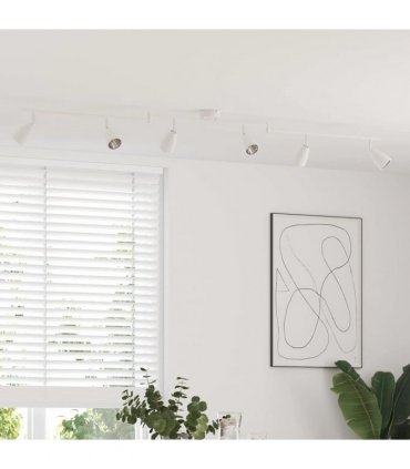 vidaXL Ceiling Spotlight White 176.5 x 12.5 x 13.5 cm Metal