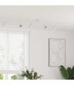 vidaXL Ceiling Spotlight White 176.5 x 12.5 x 13.5 cm Metal