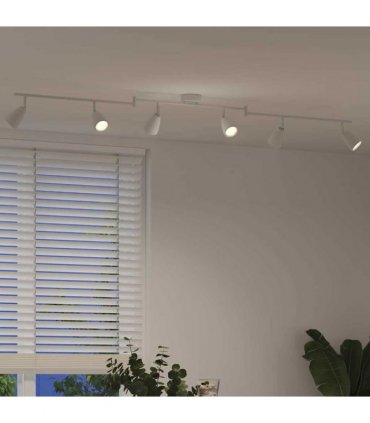 vidaXL Ceiling Spotlight White 176.5 x 12.5 x 13.5 cm Metal